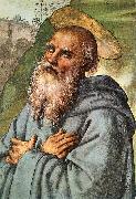 PERUGINO, Pietro The Pazzi Crucifixion (detail) af painting